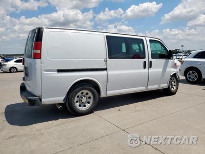 Trzecie zdjęcie samochodu z tyłu: 2014 CHEVROLET EXPRESS G1500 VIN:1GCSGAFXXE1160886 - miniatura