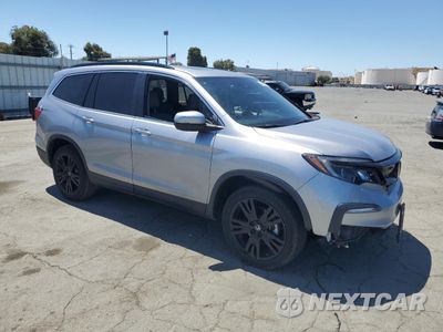 Czwarte zdjęcie samochodu z boku: 2021 HONDA PILOT SE VIN:5FNYF5H29MB018654 - miniatura