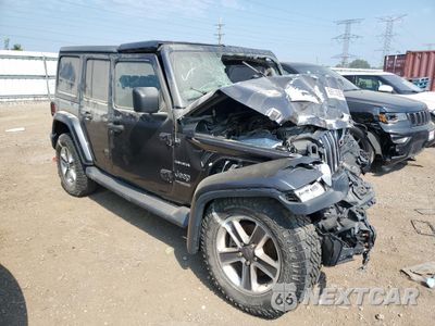 Czwarte zdjęcie samochodu z boku: 2018 JEEP WRANGLER UNLIMITED SAHARA VIN:1C4HJXEG9JW134163 - miniatura