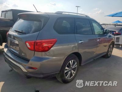 Trzecie zdjęcie samochodu z tyłu: 2018 NISSAN PATHFINDER S VIN:5N1DR2MN9JC605588 - miniatura