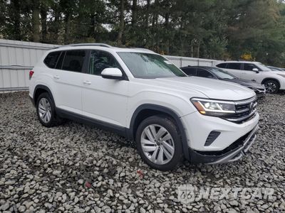 Czwarte zdjęcie samochodu z boku: 2021 VOLKSWAGEN ATLAS SEL VIN:1V2BR2CAXMC536357 - miniatura