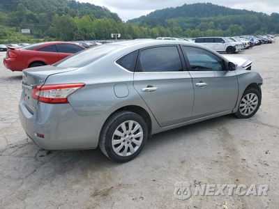 Trzecie zdjęcie samochodu z tyłu: 2014 NISSAN SENTRA S VIN:3N1AB7AP5EY253950 - miniatura