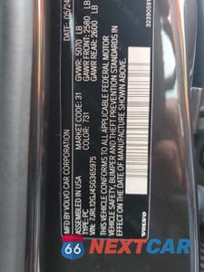 Zdjęcie 12 z 13 samochodu: 2025 VOLVO S60 CORE VIN:7JRL12GJ4SG365975 - miniatura