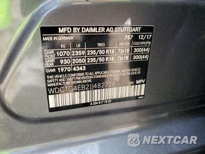 Zdjęcie 13 z 13 samochodu: 2018 MERCEDES-BENZ GLA 250 VIN:WDCTG4EB2JJ482728 - miniatura