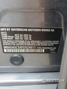 Zdjęcie 13 z 13 samochodu: 2015 BMW 528 I VIN:WBA5A5C5XFD524617 - miniatura