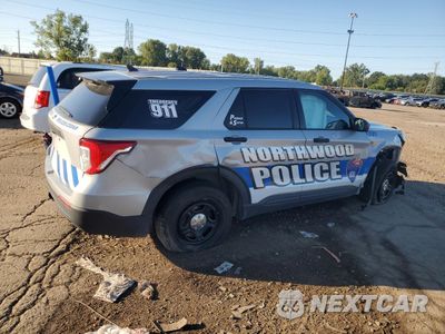 Trzecie zdjęcie samochodu z tyłu: 2023 FORD EXPLORER POLICE INTERCEPTOR VIN:1FM5K8AC0PGB12902 - miniatura