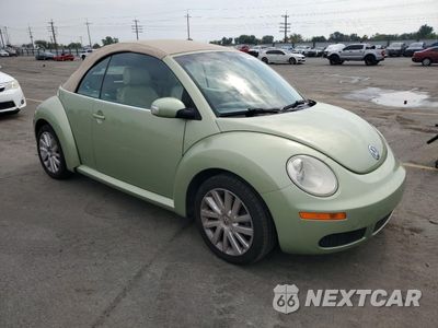 Czwarte zdjęcie samochodu z boku: 2008 VOLKSWAGEN NEW BEETLE CONVERTIBLE SE VIN:3VWRF31Y38M413855 - miniatura