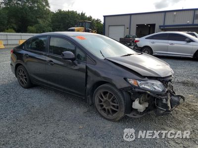 Czwarte zdjęcie samochodu z boku: 2013 HONDA CIVIC LX VIN:2HGFB2F54DH555295 - miniatura