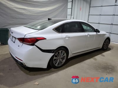 Trzecie zdjęcie samochodu z tyłu: 2019 GENESIS G80 BASE VIN:KMTFN4JE2KU320379 - miniatura