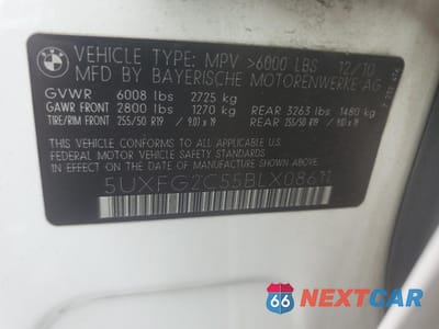 Zdjęcie 13 z 15 samochodu: 2011 BMW X6 XDRIVE35I VIN:5UXFG2C55BLX08611 - miniatura