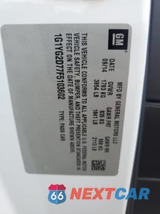 Zdjęcie 12 z 14 samochodu: 2015 CHEVROLET CORVETTE STINGRAY Z51 1LT VIN:1G1YG2D77F5103602 - miniatura