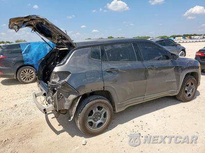 Trzecie zdjęcie samochodu z tyłu: 2020 JEEP COMPASS SPORT VIN:3C4NJDAB1LT120326 - miniatura