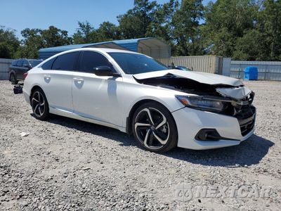 Czwarte zdjęcie samochodu z boku: 2022 HONDA ACCORD SPORT VIN:1HGCV1F36NA124119 - miniatura