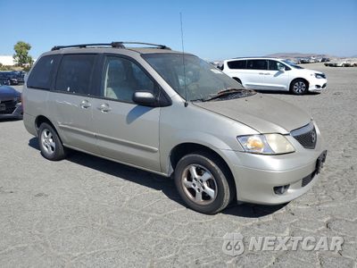 Czwarte zdjęcie samochodu z boku: 2002 MAZDA MPV WAGON VIN:JM3LW28A320311016 - miniatura