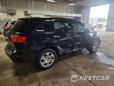 Trzecie zdjęcie samochodu z tyłu: 2009 ACURA MDX TECHNOLOGY VIN:2HNYD28619H524532 - miniatura