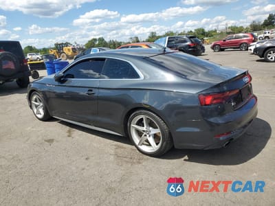 Drugie zdjęcie samochodu z przodu: 2019 AUDI A5 PREMIUM PLUS VIN:WAUTNAF57KA018660 - miniatura