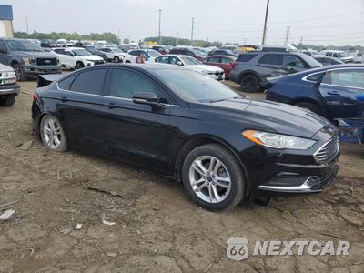 Czwarte zdjęcie samochodu z boku: 2018 FORD FUSION SE VIN:3FA6P0HD0JR198258 - miniatura