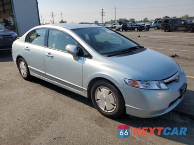 Czwarte zdjęcie samochodu z boku: 2006 HONDA CIVIC HYBRID VIN:JHMFA36286S019019 - miniatura