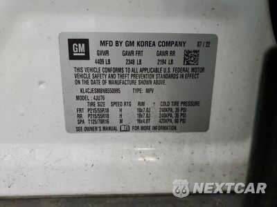 Zdjęcie 13 z 16 samochodu: 2022 BUICK ENCORE PREFERRED VIN:KL4CJESM8NB550995 - miniatura