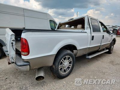 Trzecie zdjęcie samochodu z tyłu: 2004 FORD F250 SUPER DUTY VIN:1FTNW21P54ED87360 - miniatura