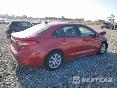 Trzecie zdjęcie samochodu z tyłu: 2020 TOYOTA COROLLA LE VIN:JTDEPRAE5LJ046454 - miniatura