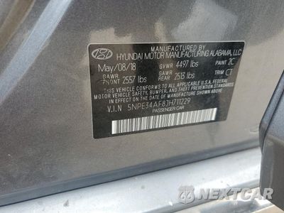 Zdjęcie 12 z 14 samochodu: 2018 HYUNDAI SONATA SPORT VIN:5NPE34AF8JH711229 - miniatura