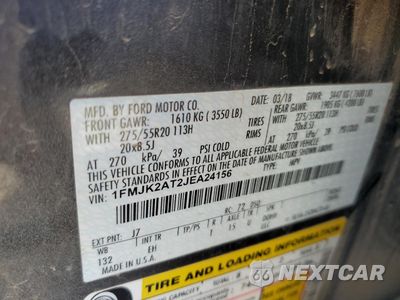 Zdjęcie 13 z 13 samochodu: 2018 FORD EXPEDITION MAX LIMITED VIN:1FMJK2AT2JEA24156 - miniatura