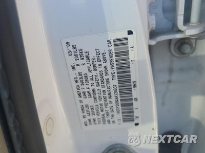 Zdjęcie 13 z 13 samochodu: 2009 HONDA ACCORD EXL VIN:1HGCP26849A120037 - miniatura