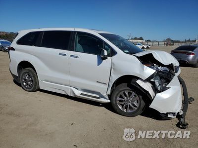 Czwarte zdjęcie samochodu z boku: 2022 TOYOTA SIENNA XLE VIN:5TDYRKECXNS128161 - miniatura