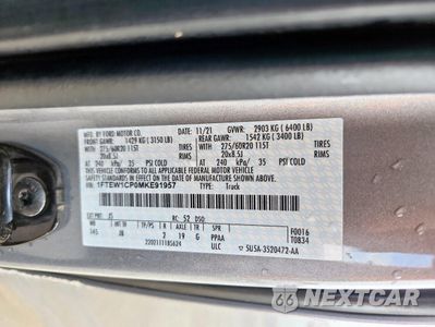 Zdjęcie 13 z 14 samochodu: 2021 FORD F150 SUPERCREW VIN:1FTEW1CP0MKE91957 - miniatura