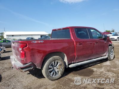 Trzecie zdjęcie samochodu z tyłu: 2024 CHEVROLET SILVERADO K1500 RST VIN:1GCPDEEK1RZ252326 - miniatura