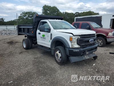 Czwarte zdjęcie samochodu z boku: 2021 FORD F550 SUPER DUTY VIN:1FDUF5HN1MDA05408 - miniatura