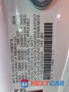 Zdjęcie 13 z 16 samochodu: 2024 ACURA RDX TECHNOLOGY VIN:5J8TC2H51RL030184 - miniatura