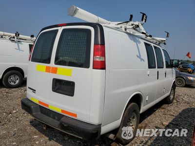 Trzecie zdjęcie samochodu z tyłu: 2013 CHEVROLET EXPRESS G2500 VIN:1GCWGFCA7D1192336 - miniatura