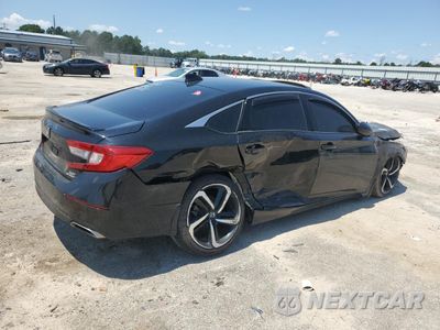 Trzecie zdjęcie samochodu z tyłu: 2022 HONDA ACCORD SPORT VIN:1HGCV2F31NA019848 - miniatura