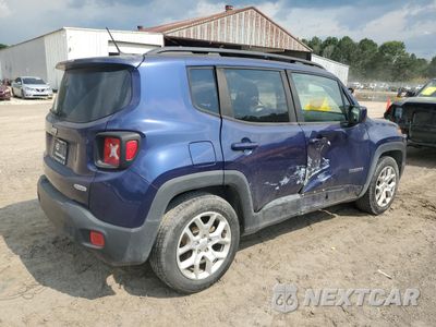 Trzecie zdjęcie samochodu z tyłu: 2017 JEEP RENEGADE LATITUDE VIN:ZACCJABBXHPF15494 - miniatura