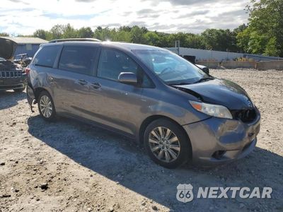 Czwarte zdjęcie samochodu z boku: 2017 TOYOTA SIENNA LE VIN:5TDJZ3DC3HS180504 - miniatura