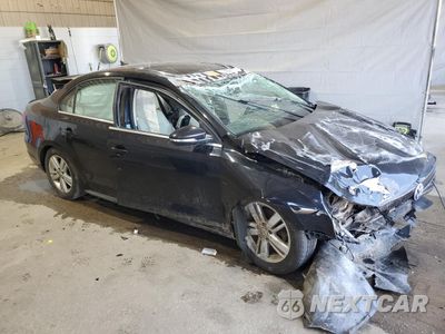 Czwarte zdjęcie samochodu z boku: 2014 VOLKSWAGEN JETTA HYBRID VIN:3VW637AJ5EM281635 - miniatura