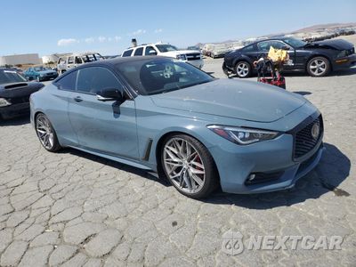 Czwarte zdjęcie samochodu z boku: 2022 INFINITI Q60 RED SPORT 400 VIN:JN1FV7LK3NM660814 - miniatura