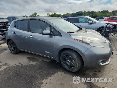 Czwarte zdjęcie samochodu z boku: 2016 NISSAN LEAF S VIN:1N4AZ0CP0GC303667 - miniatura