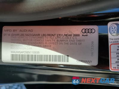Zdjęcie 12 z 12 samochodu: 2014 AUDI A7 PREMIUM PLUS VIN:WAUWGAFC5EN110935 - miniatura
