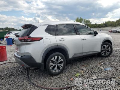 Trzecie zdjęcie samochodu z tyłu: 2021 NISSAN ROGUE SV VIN:5N1AT3BA7MC771641 - miniatura