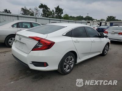 Trzecie zdjęcie samochodu z tyłu: 2018 HONDA CIVIC LX VIN:2HGFC2E5XJH555442 - miniatura