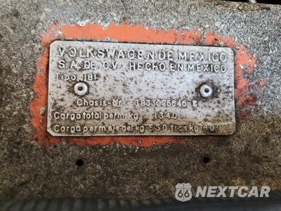 Zdjęcie 12 z 13 samochodu: 1973 VOLKSWAGEN THING VIN:1833025646 - miniatura