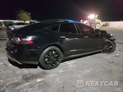 Trzecie zdjęcie samochodu z tyłu: 2012 TESLA MODEL S VIN:5YJSA1DP8CFP02429 - miniatura
