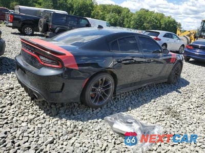 Trzecie zdjęcie samochodu z tyłu: 2023 DODGE CHARGER SCAT PACK VIN:2C3CDXGJ9PH584174 - miniatura