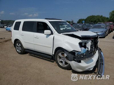 Czwarte zdjęcie samochodu z boku: 2015 HONDA PILOT EXL VIN:5FNYF4H66FB032351 - miniatura