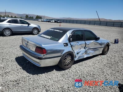 Trzecie zdjęcie samochodu z tyłu: 1998 BMW 740 I AUTOMATIC VIN:WBAGF8325WDL57116 - miniatura