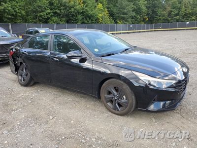 Czwarte zdjęcie samochodu z boku: 2022 HYUNDAI ELANTRA SEL VIN:5NPLS4AG7NH076593 - miniatura