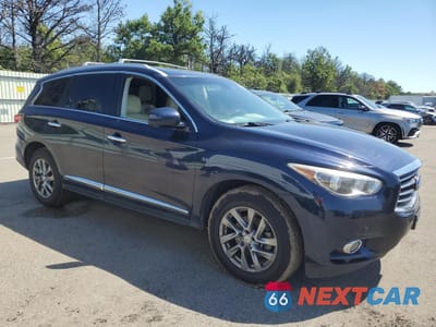 Czwarte zdjęcie samochodu z boku: 2015 INFINITY QX60 VIN:5N1AL0MN1FC528067 - miniatura
